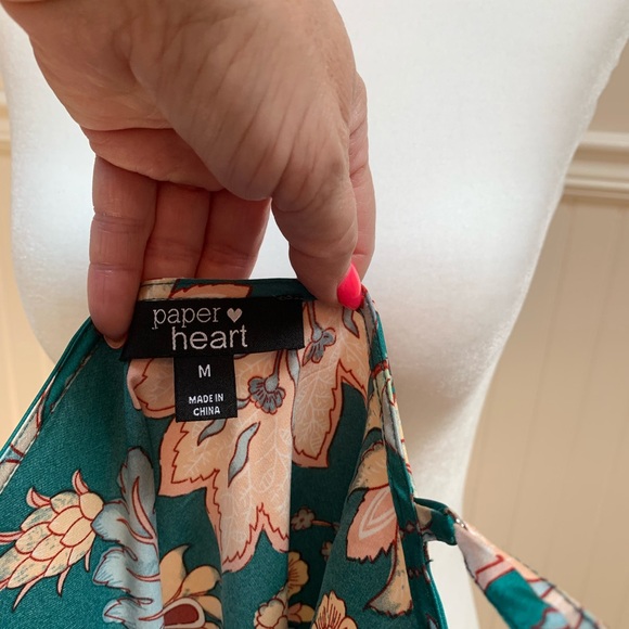 Floral Green Midi Dress - Picture 7 of 7